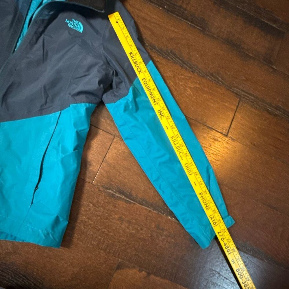 Women's The North Face Jacket size medium Full Dual Zipper Dry Vent NF0A2SVK aqu - Picture 8 of 10